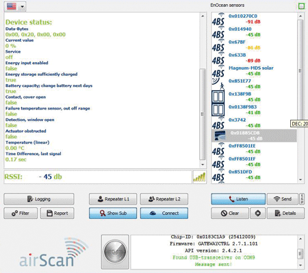 EasySens - airScan Screenshot