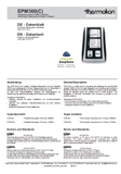 Техническая докумнтация для анализатора радиосигнала  EPM300