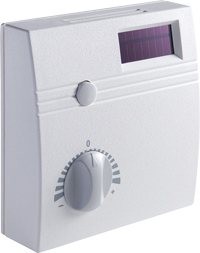EasySens SR04PT rH комнатная радиопанель управления с датчиком температуры, относительной влажности, кнопкой присутствия и установкой задания