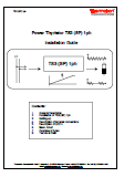 Техническая документация для однофазного теристорного преобразователя TS3