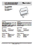 DPT RS485 MODBUS