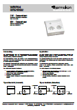 WRF04 – Комнатный датчик температуры пассивный / активный / LON .техническая документация